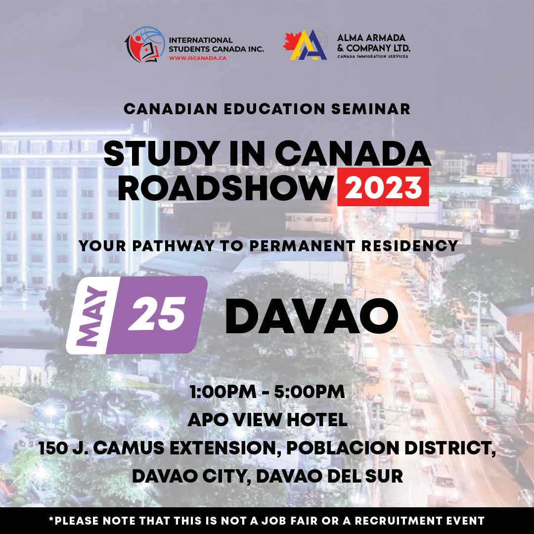 Study in Canada Roadshow Davao International Students Canada Inc.